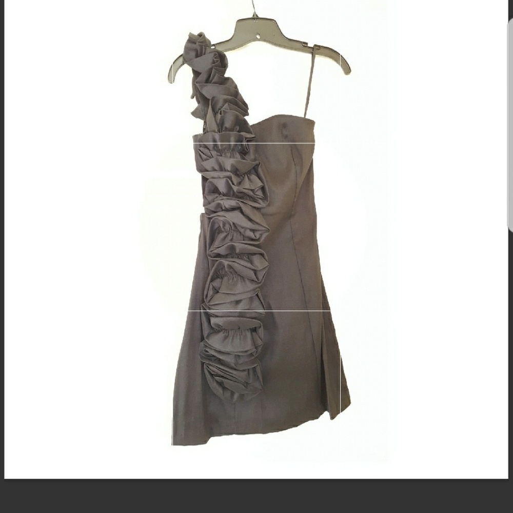 Little Black ruffle dress